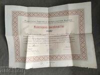 Master's Certificate 1911 Shoemaking
