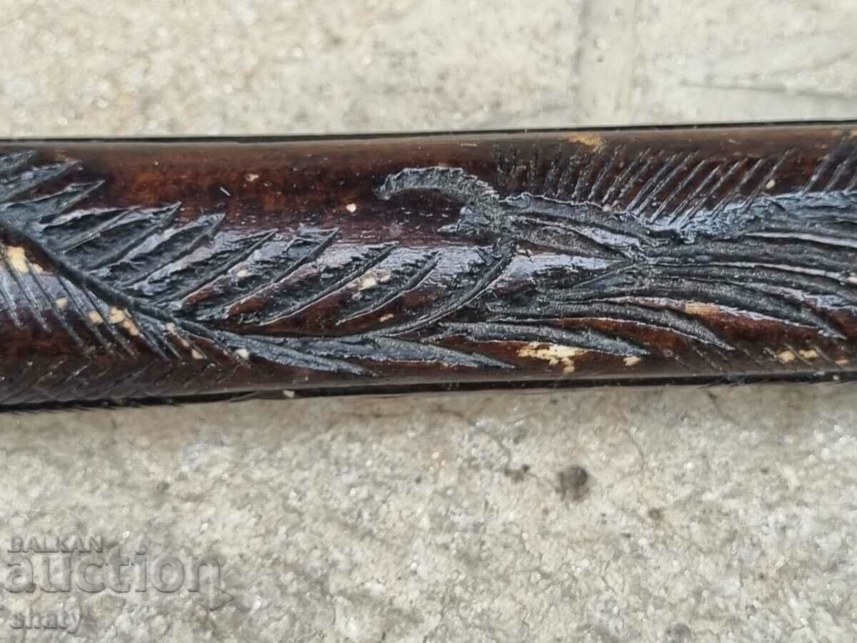 Auction Old African bone pipe for shooting poison p Auction Old African bone pipe for shooting poison p