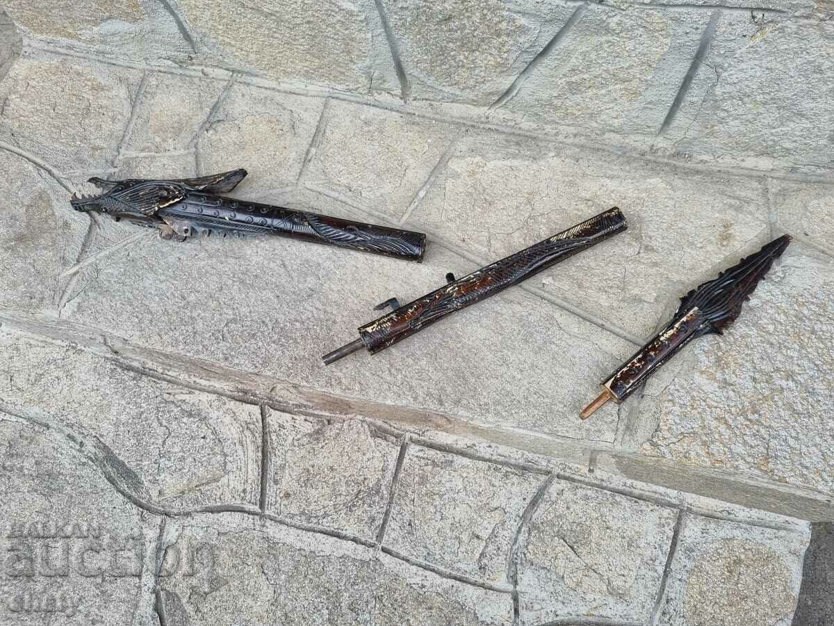 Old African bone pipe for shooting poison p - 7 Old African bone pipe for shooting poison p - 7