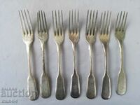 Set of silver plated cutlery