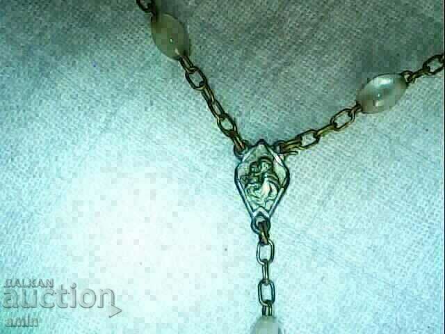 Аукцион стар красив церковен колие сес седев Аукцион стар красив церковен колие сес седев