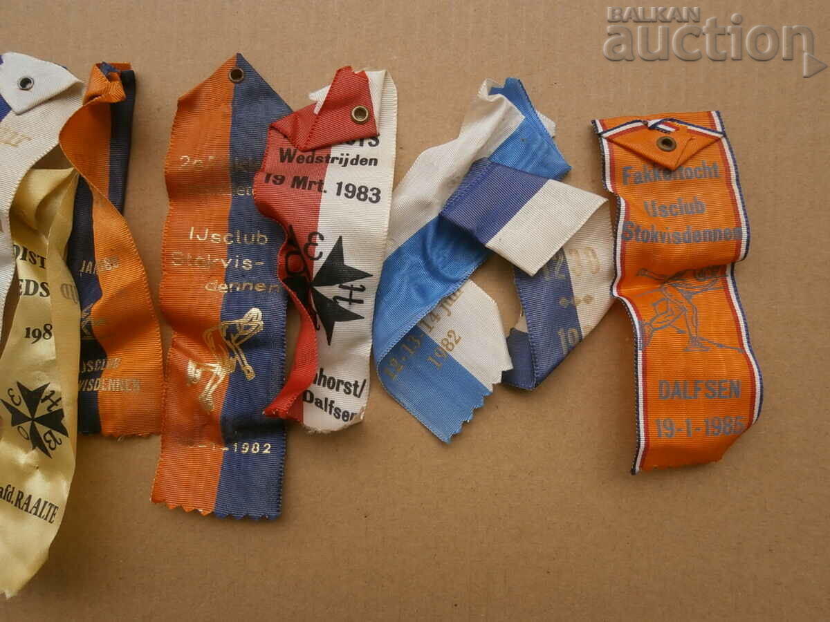 lot pennants award ribbons from the 70s - 6 lot pennants award ribbons from the 70s - 6