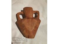 Wooden amphora - handmade