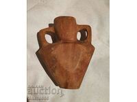 Wooden amphora - handmade