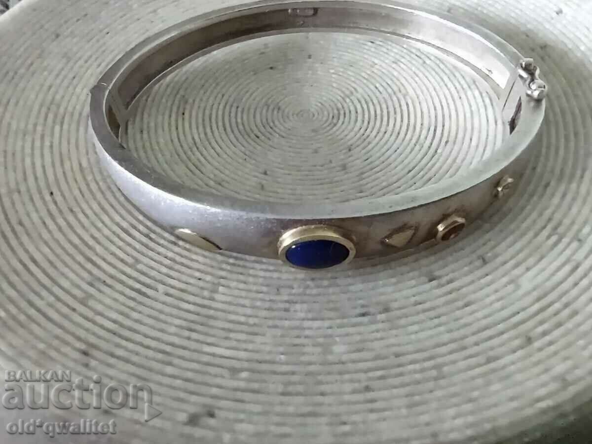 Delivery of BRACELET - silver with Lapis Lazuli, Ruby, Diamond, Silver 14K Delivery of BRACELET - silver with Lapis Lazuli, Ruby, Diamond, Silver 14K