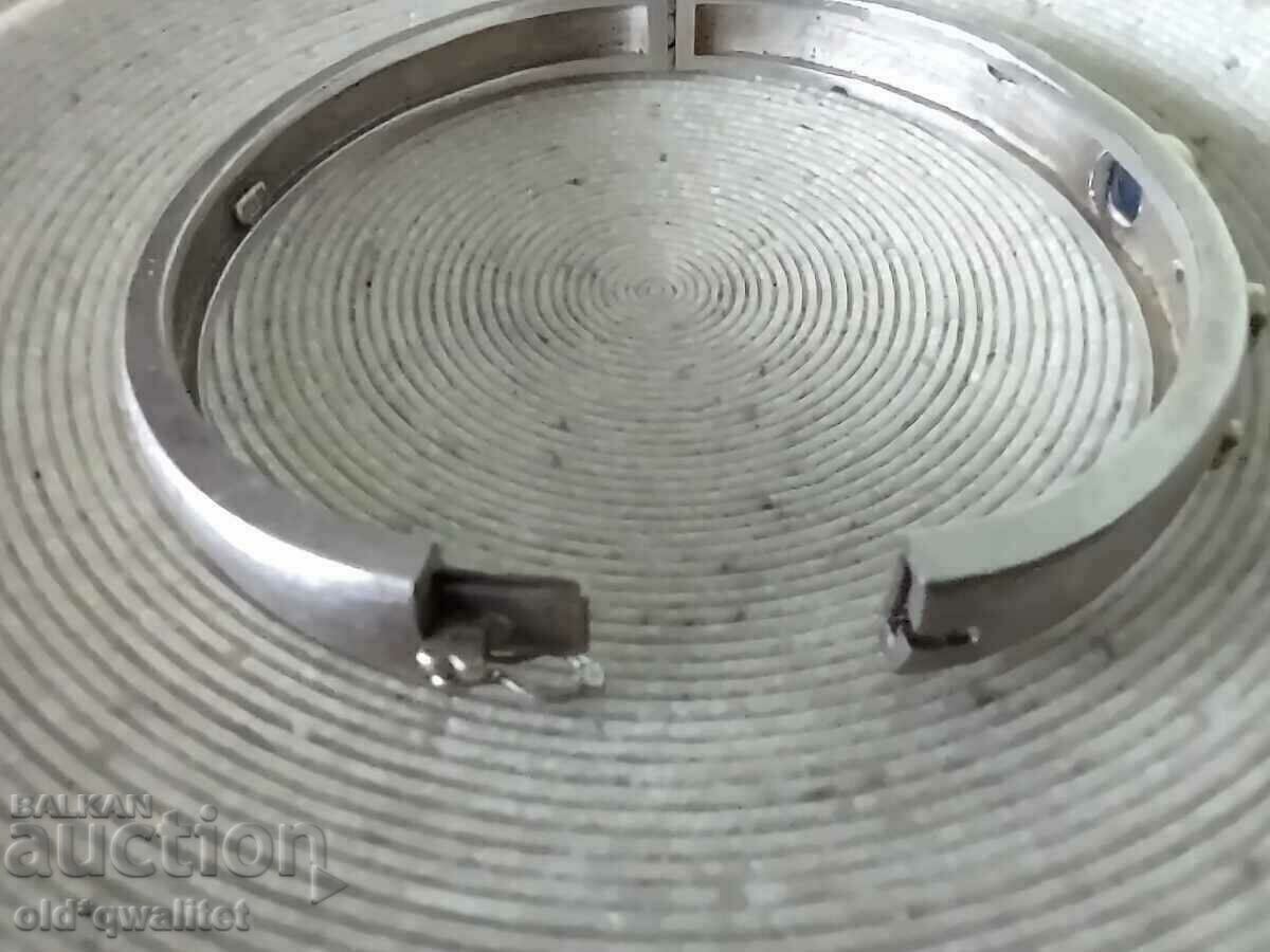 BRACELET - silver with Lapis Lazuli, Ruby, Diamond, Silver 14K - 7 BRACELET - silver with Lapis Lazuli, Ruby, Diamond, Silver 14K - 7