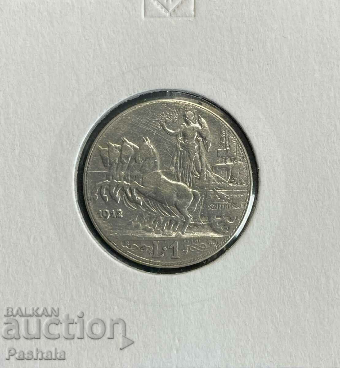 Italia 1 lira 1912