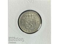 Netherlands 1 guilder 1955 silver