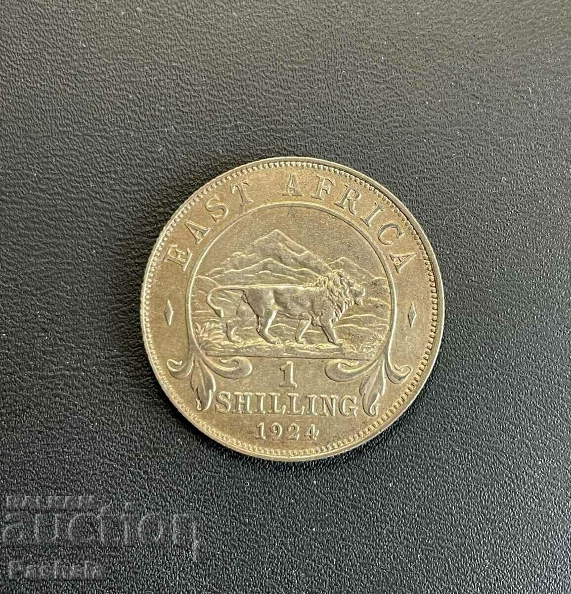 East Africa 1 Shilling 1924 Silver