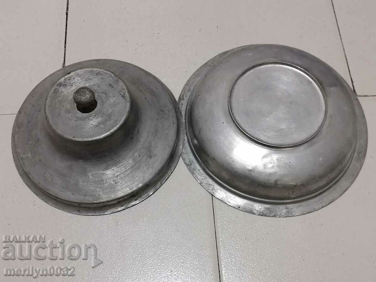 Renaissance copper saucer copper pot with lid - 5 Renaissance copper saucer copper pot with lid - 5