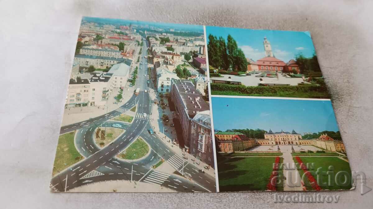 Postcard Bialystok Persprktywa ulici Lipowej