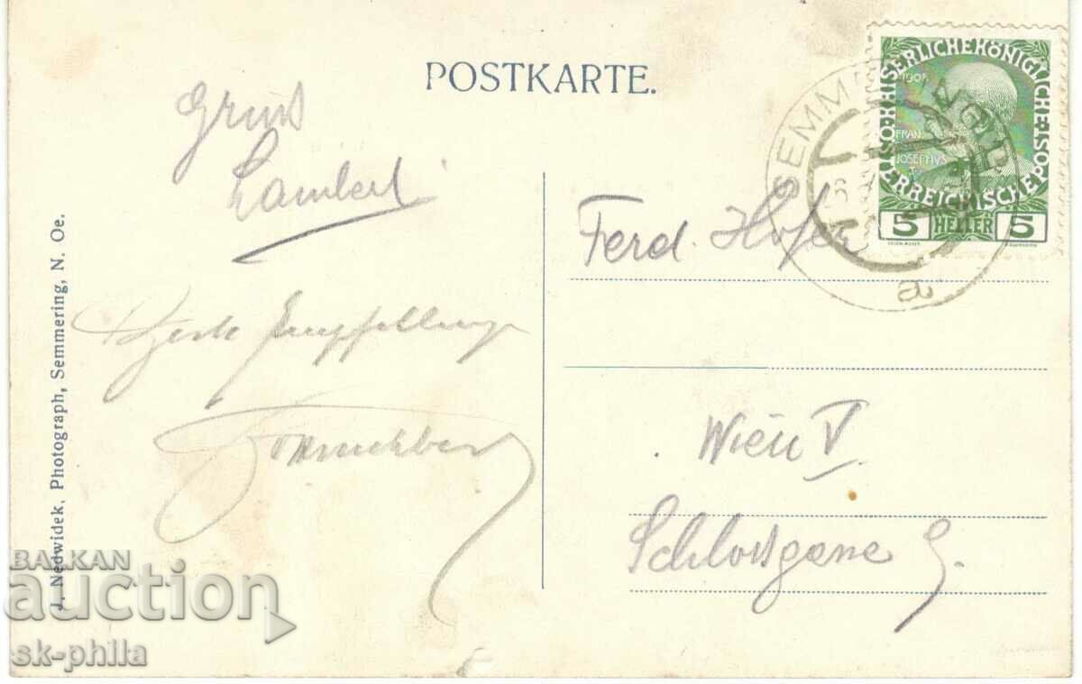 Old postcard - Alps, Semmering with price 2.50 BGN | € 1.28 Old postcard - Alps, Semmering with price 2.50 BGN | € 1.28
