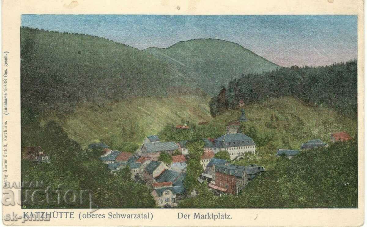 Old postcard - Black Forest, Katschute