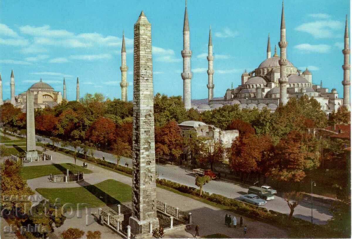 Carte veche - Istanbul, Moscheea Sultan Ahmet