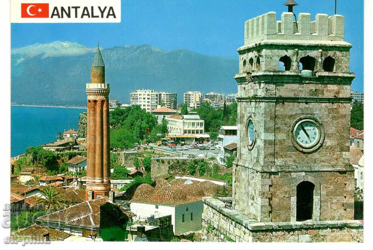 Old postcard - Antalya, View