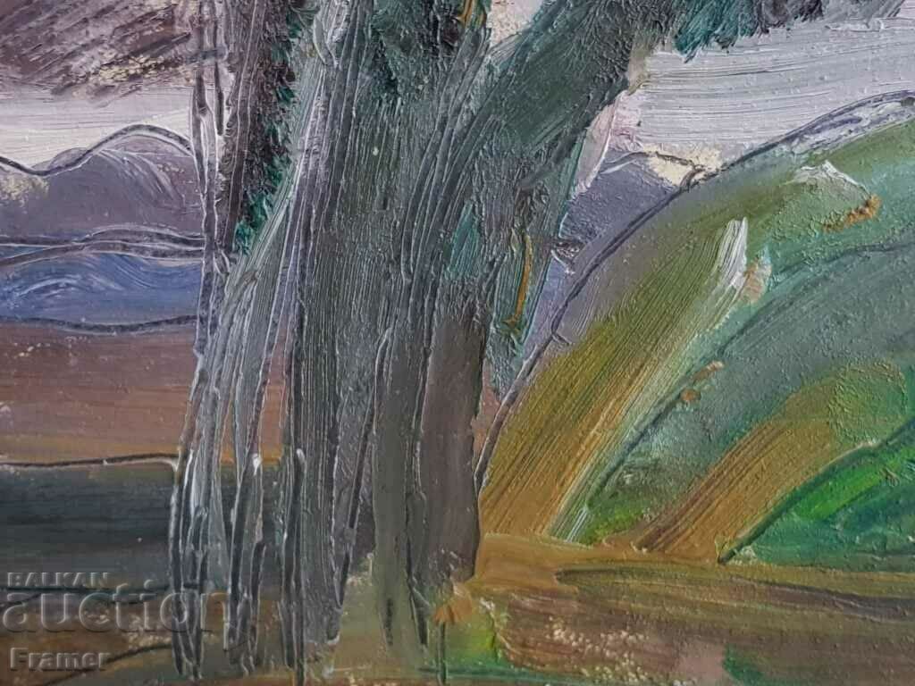 Tsvetan Tsonev 1936 - 2004 Beautiful Landscape 1982 with oil paints - 5 Tsvetan Tsonev 1936 - 2004 Beautiful Landscape 1982 with oil paints - 5