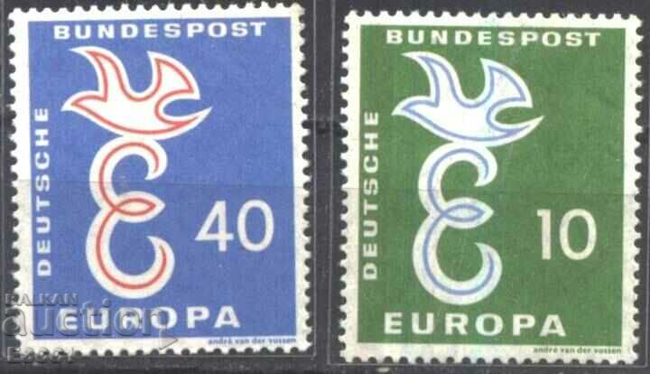 Clean Stamps Europe SEP 1958 from Germany