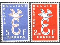 Чисти марки  Европа СЕПТ 1958  от Белгия