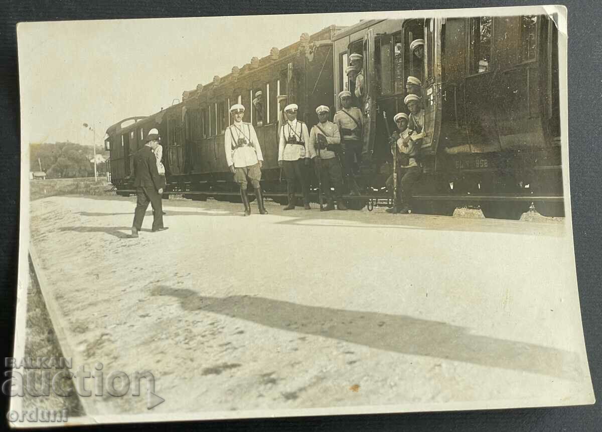 3359 Βασίλειο της Βουλγαρίας βαγόνια τρένου Junkers Αξιωματικών BDZ