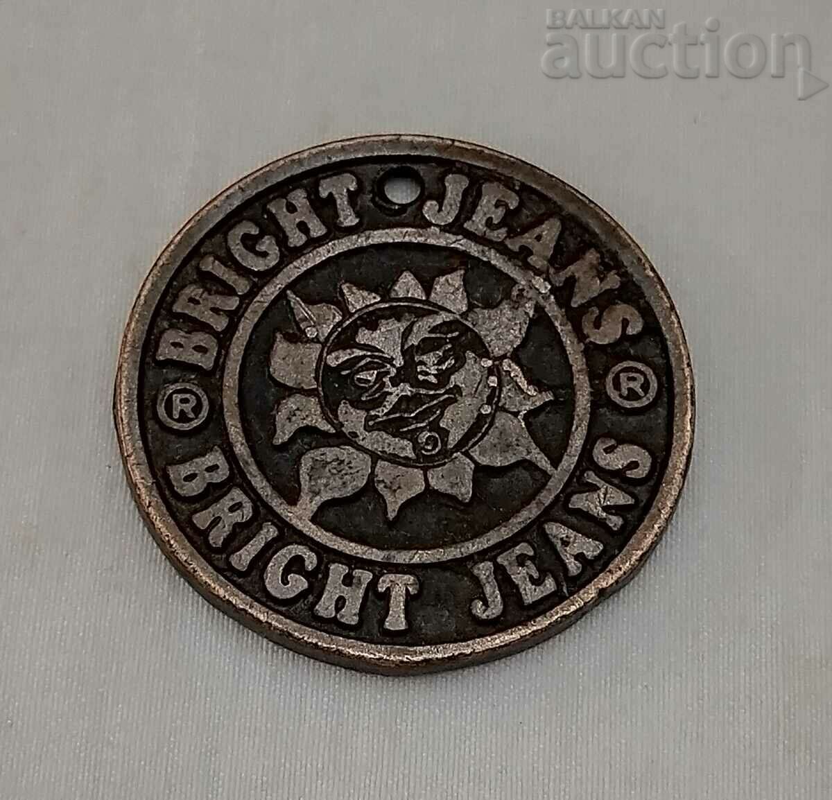 BRIGHT JEANS DENIM LOGO TRADEMARK with price 3.00 BGN | € 1.53 BRIGHT JEANS DENIM LOGO TRADEMARK with price 3.00 BGN | € 1.53