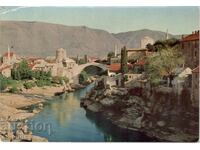 Carte poștală veche - Mostar, Vedere generală