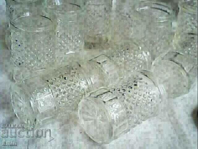 Delivery of 12 pcs old small crystal 4ashes for brandy.......