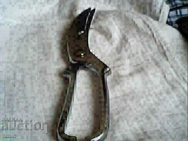 Delivery of old meat cleaver....sharp of steel Delivery of old meat cleaver....sharp of steel