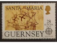 Guernsey/Guernsey 1992 Europe CEPT Ships/Columbus MNH