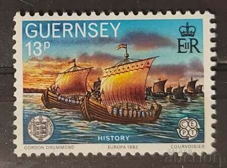 Guernsey/Guernsey 1982 Europa CEPT Nave MNH