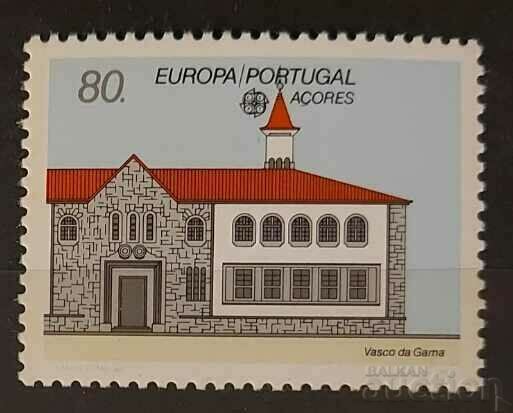 Португалия/Азорски острови 1990 Европа CEPT Сгради MNH