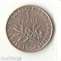 1 franc France 1964