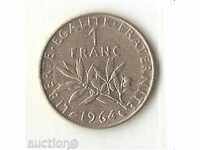 1 франк Франция 1964 г.