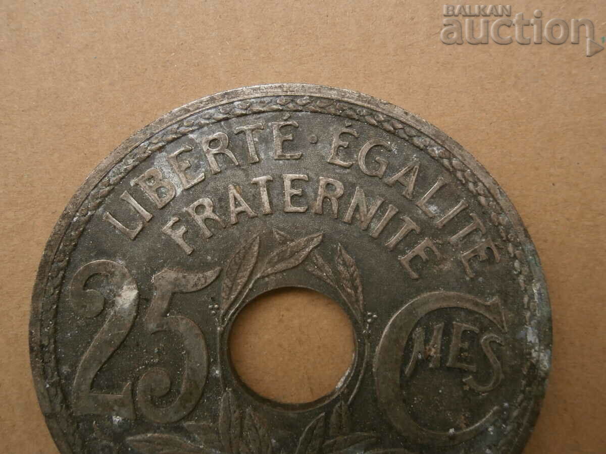 Auction advertisement coin plate 1924 Auction advertisement coin plate 1924