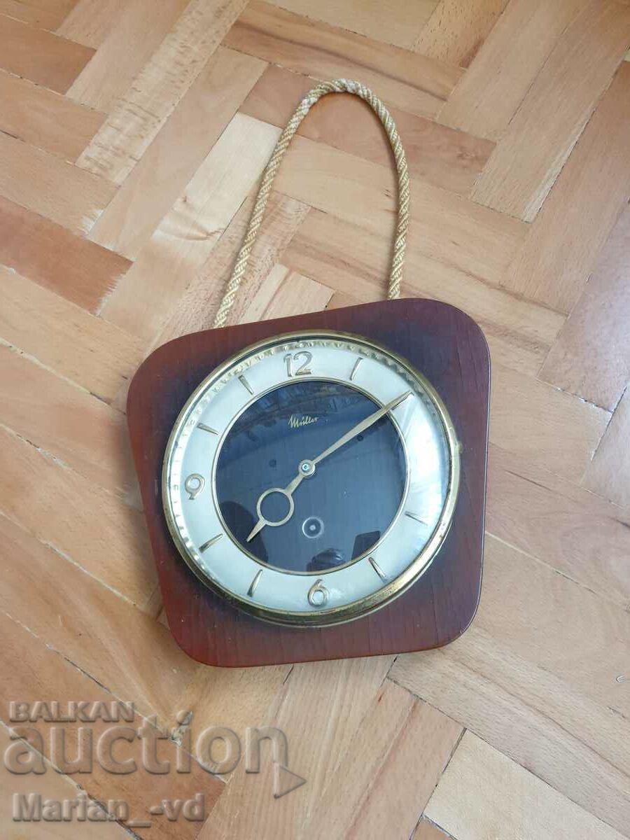 Delivery of Old German wall clock - Muller