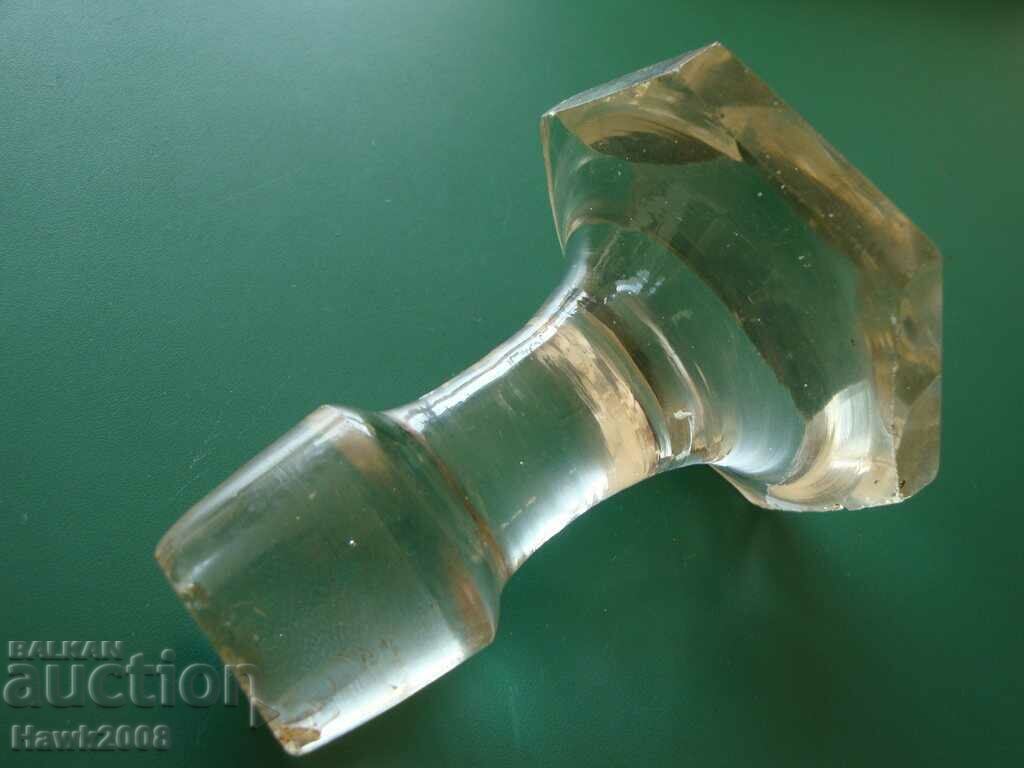 Μεγάλο κρυστάλλινο πώμα μπουκαλιού με τιμή 12.00 BGN | € 6.14