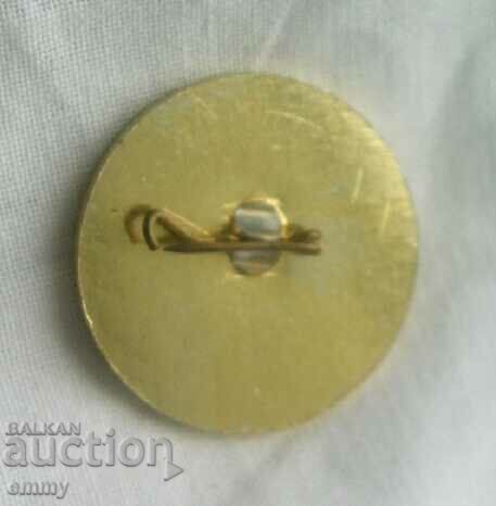 Sport badge - ice hockey, Cup newspaper Otechestven Front with price 3.00 BGN | € 1.53