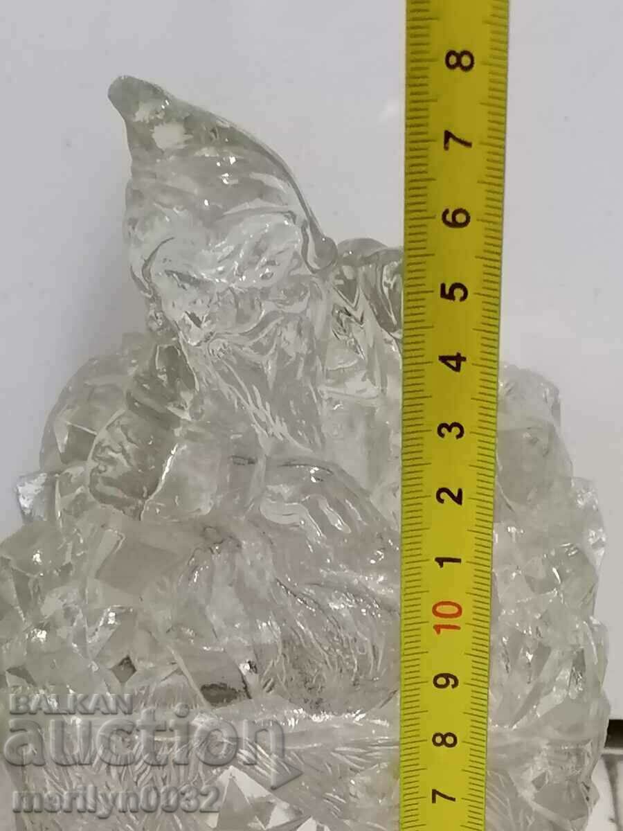 Vintage figured glass dwarf sugar bowl - 5 Vintage figured glass dwarf sugar bowl - 5