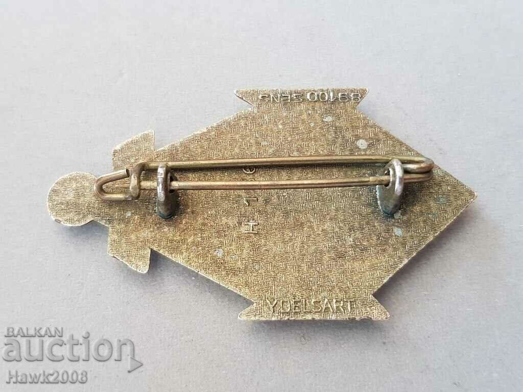 French Naval Enamel Badge R.I.M.A 22 Medal - 5 French Naval Enamel Badge R.I.M.A 22 Medal - 5