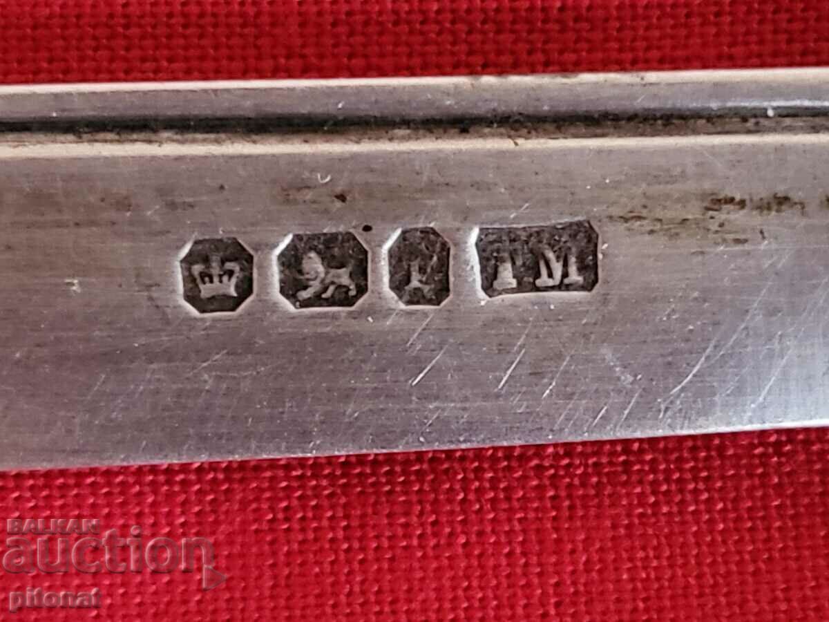 Αντίκα ασημένιο μαχαίρι τσέπης 1896. με τιμή € 125.00 | 244.48 BGN