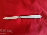 Αντίκα ασημένιο μαχαίρι τσέπης 1887.