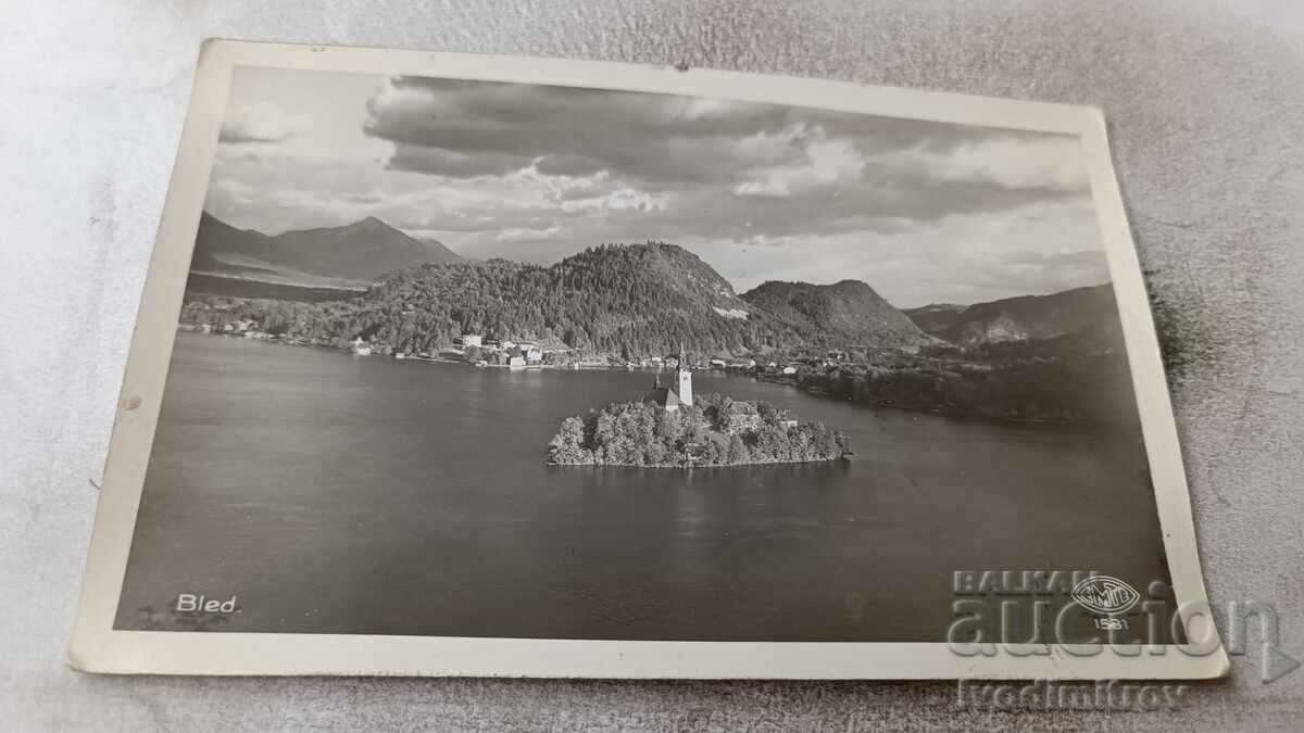 Carte poștală Bled 1935