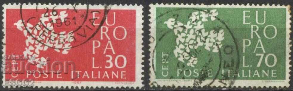 Чисти марки Европа СЕПТ 1961 от Италия