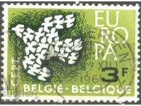 Clean stamp Europe SEP 1961 from Belgium