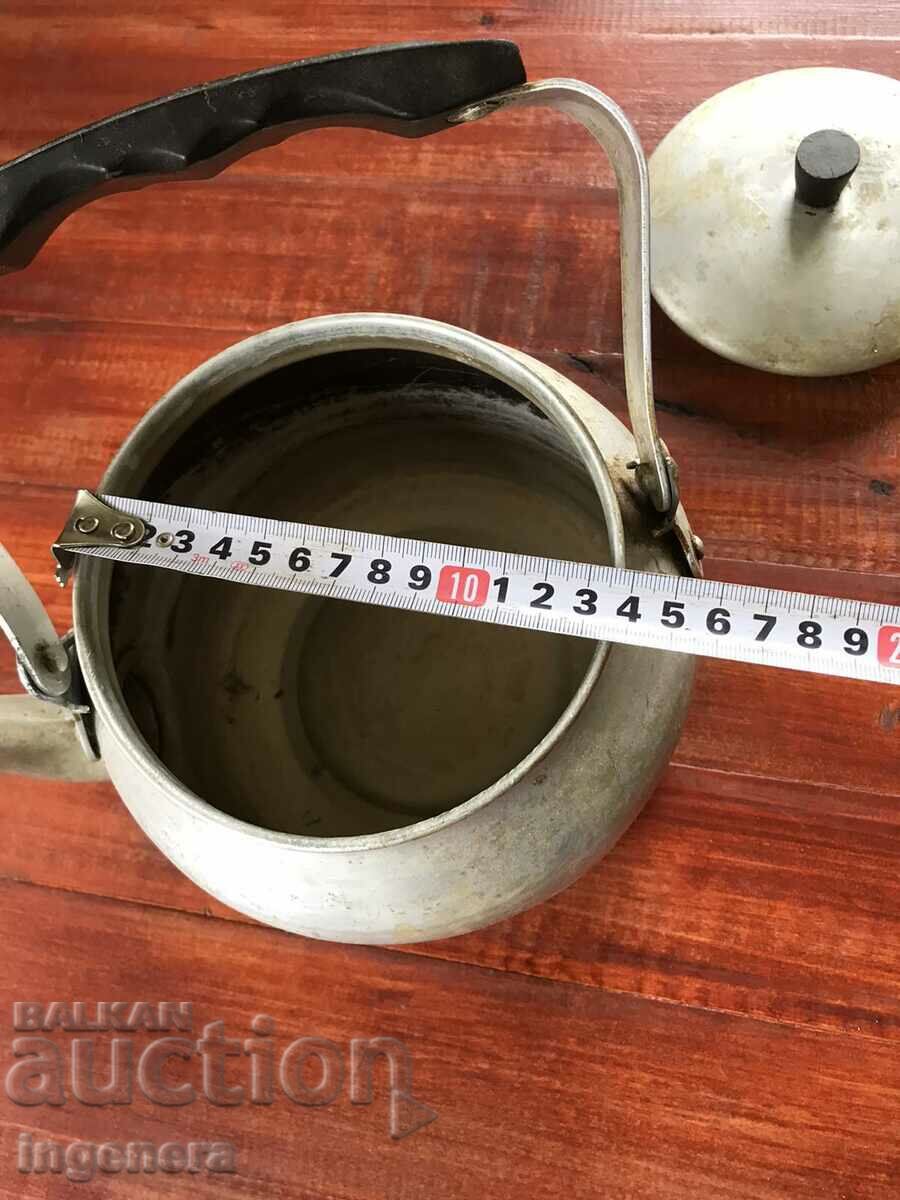 Delivery of KETTLE METAL ALUMINUM OLD AND USED HEALTHY
