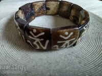 Attractive spectacular bone BRACELET with initials or...