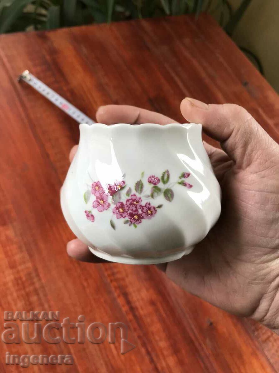 ПОРЦЕЛАН ЗАХАРНИЦА КУПА БЪЛГАРИЯ с цена 5.00 лв. | € 2.56 ПОРЦЕЛАН ЗАХАРНИЦА КУПА БЪЛГАРИЯ с цена 5.00 лв. | € 2.56