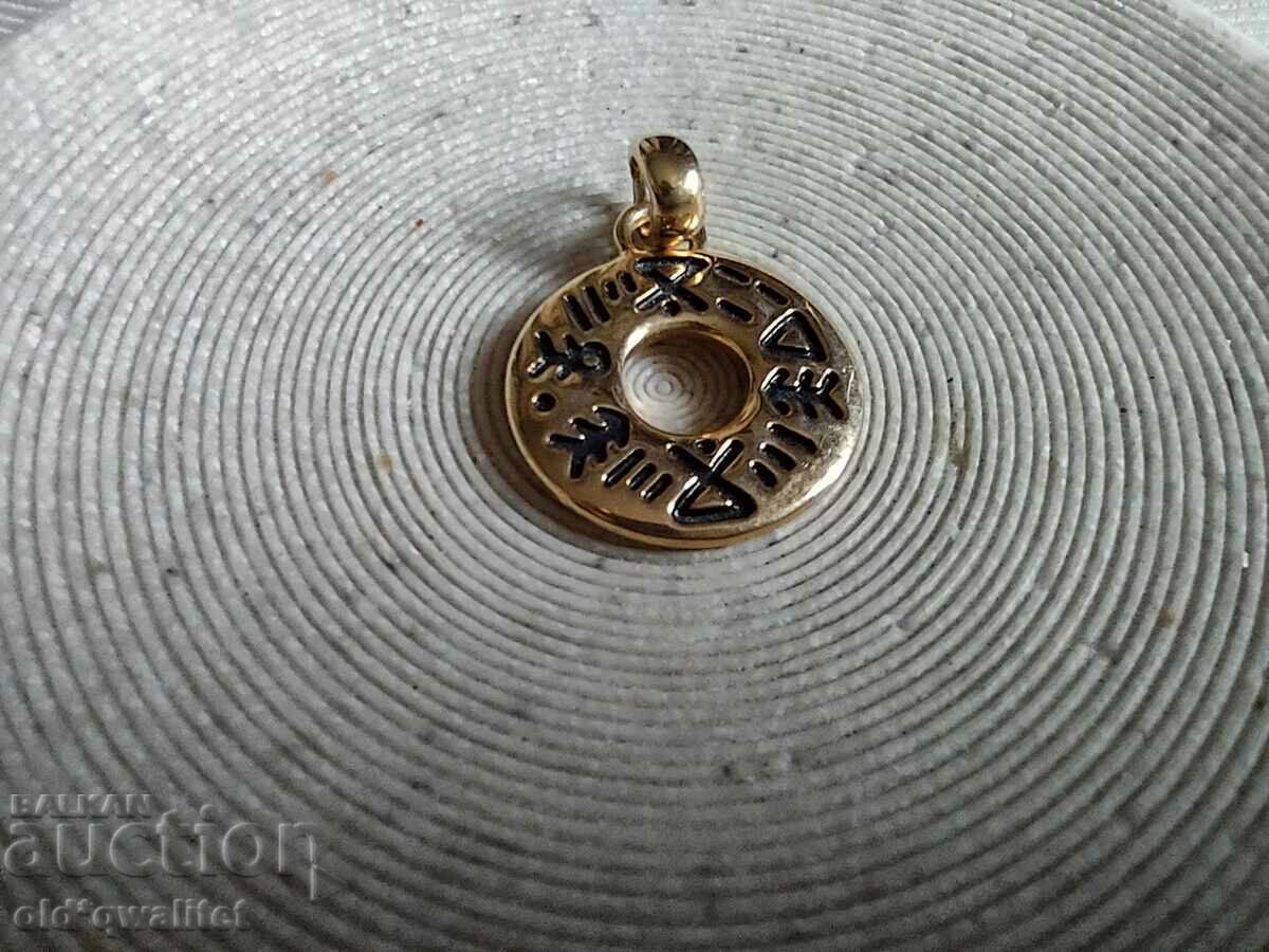 Auction Medallion original idea, symbols, massive Auction Medallion original idea, symbols, massive