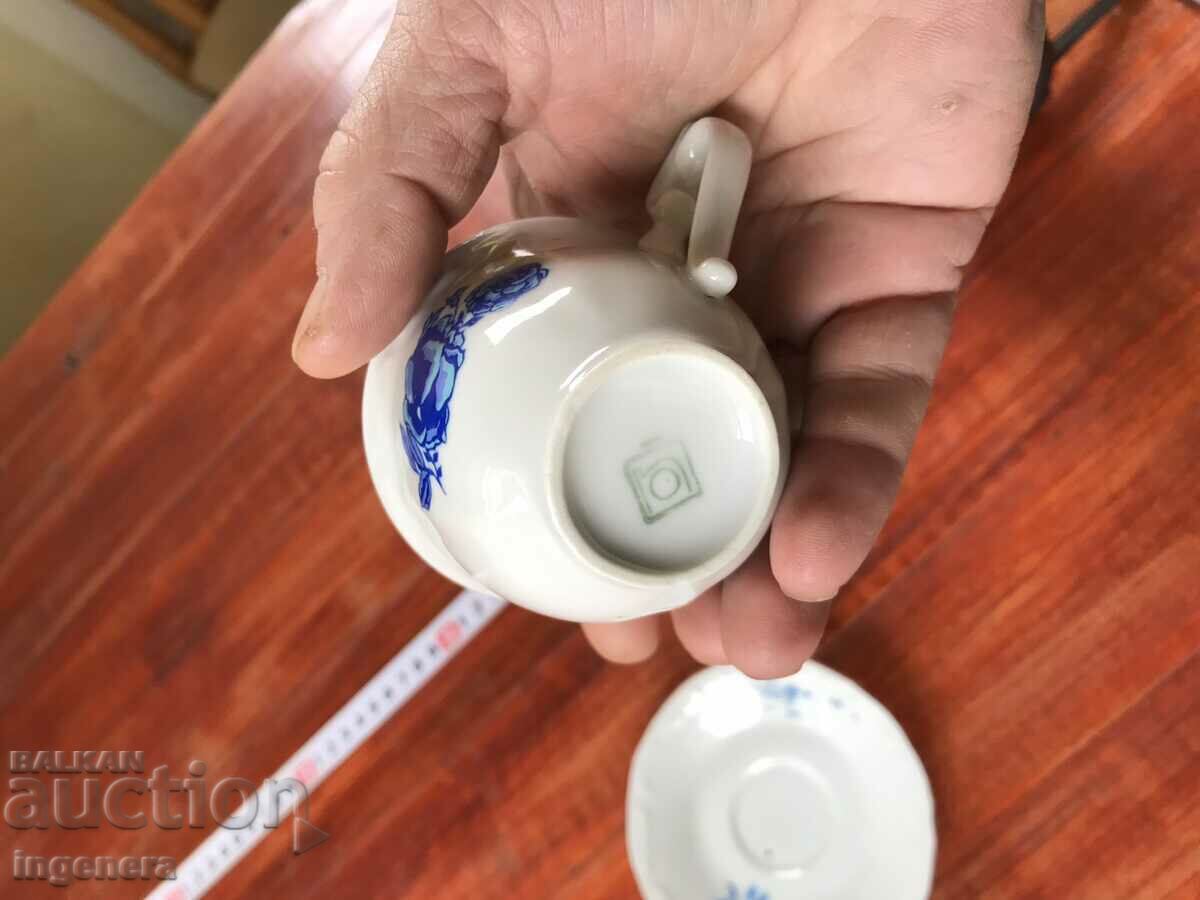 PORCELAIN CUP AND SAUCE SET FOR BULGARIA COLLECTION - 5 PORCELAIN CUP AND SAUCE SET FOR BULGARIA COLLECTION - 5
