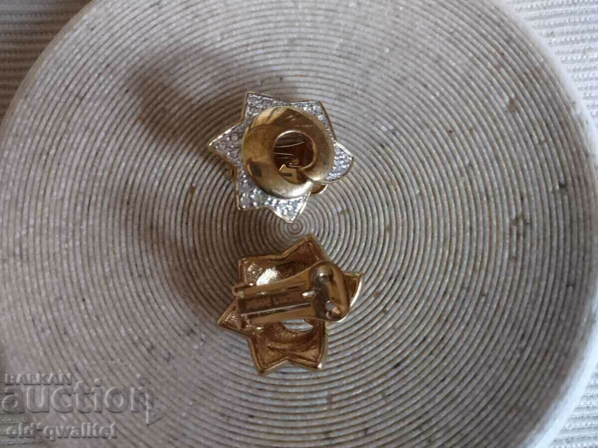 Auction Earrings, designer, massive, clip Pierre Lang Auction Earrings, designer, massive, clip Pierre Lang