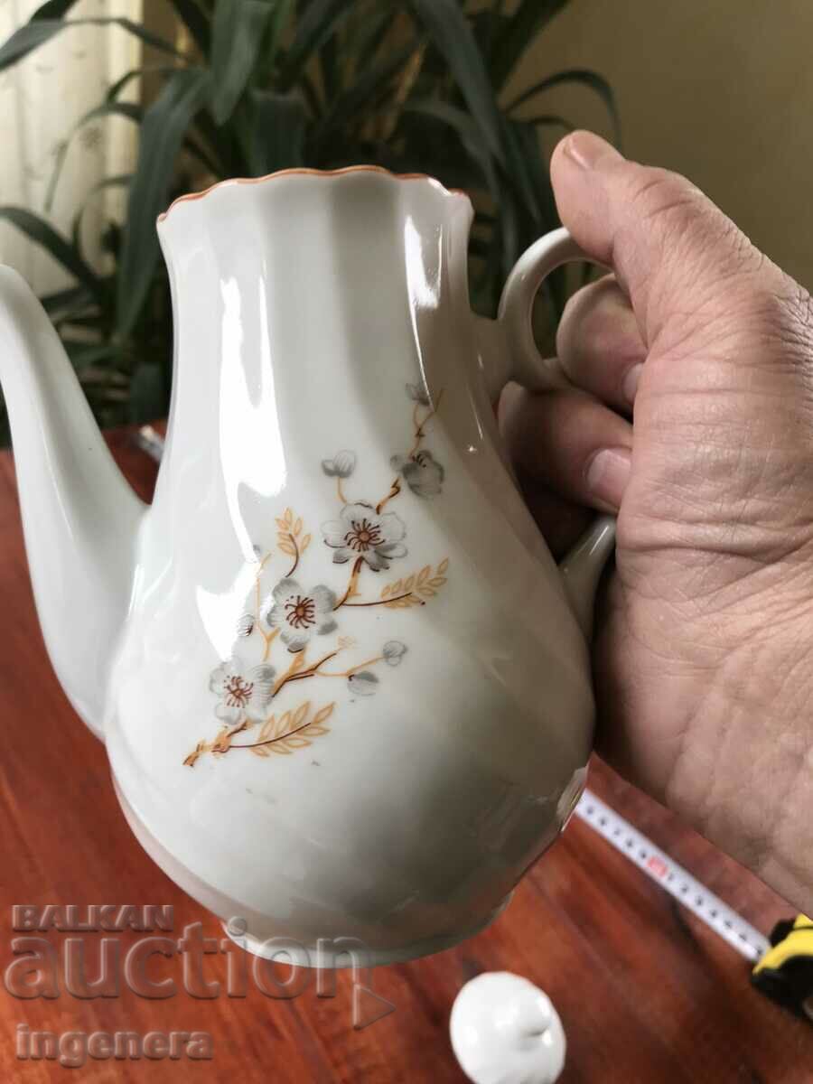 Auction PORCELAIN KETTLE KETTLE BULGARIA Auction PORCELAIN KETTLE KETTLE BULGARIA